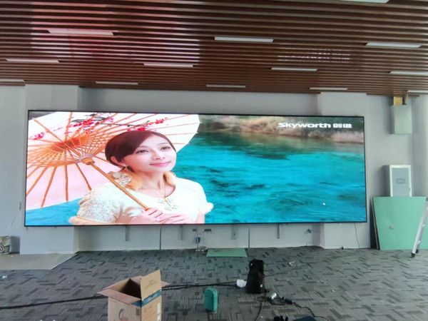 沅陵P1.53led小间距屏安装案例